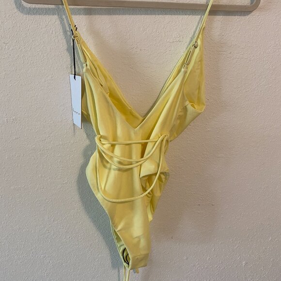 lovewave yellow one piece swimsuit - Picture 5 of 5